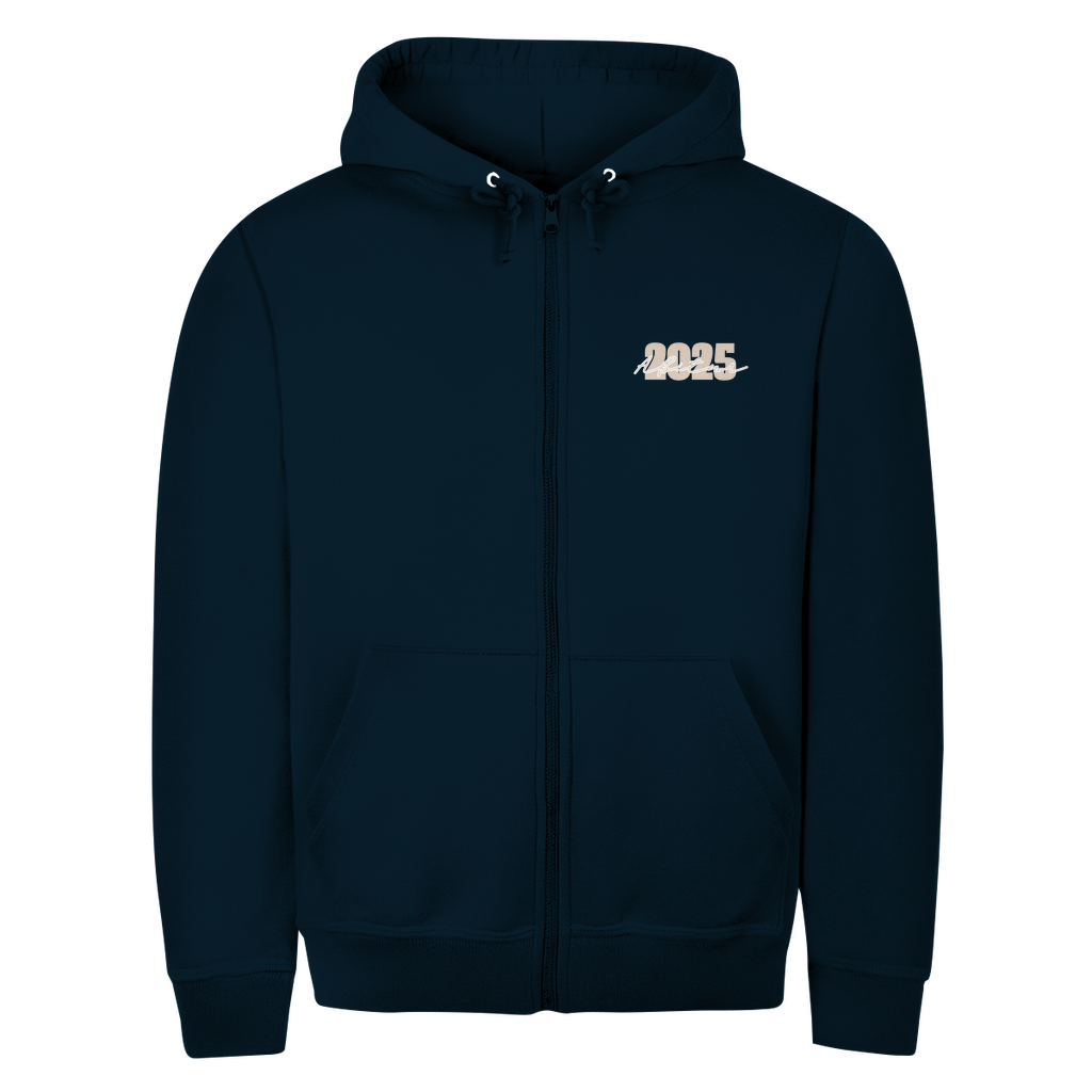 Abi basic Zipper Hoodie orange