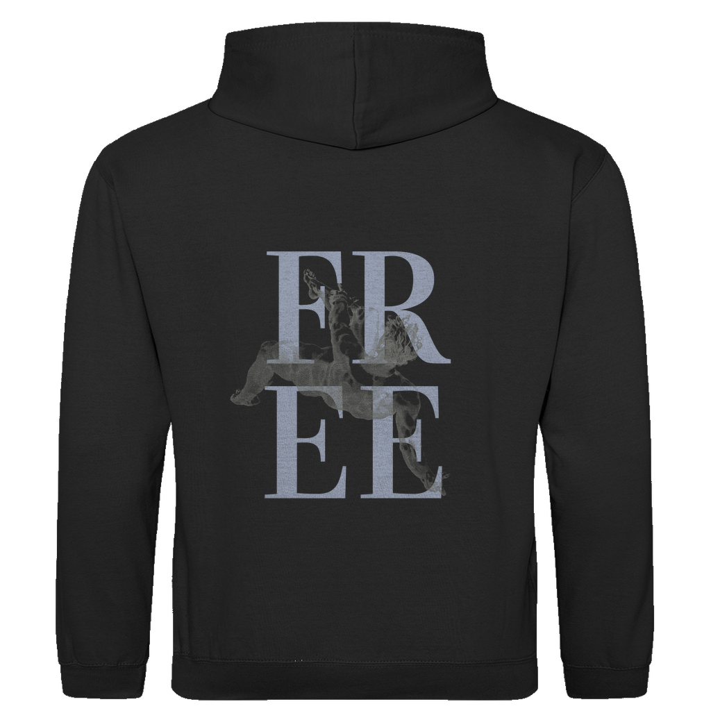 Abi basic Hoodie blau