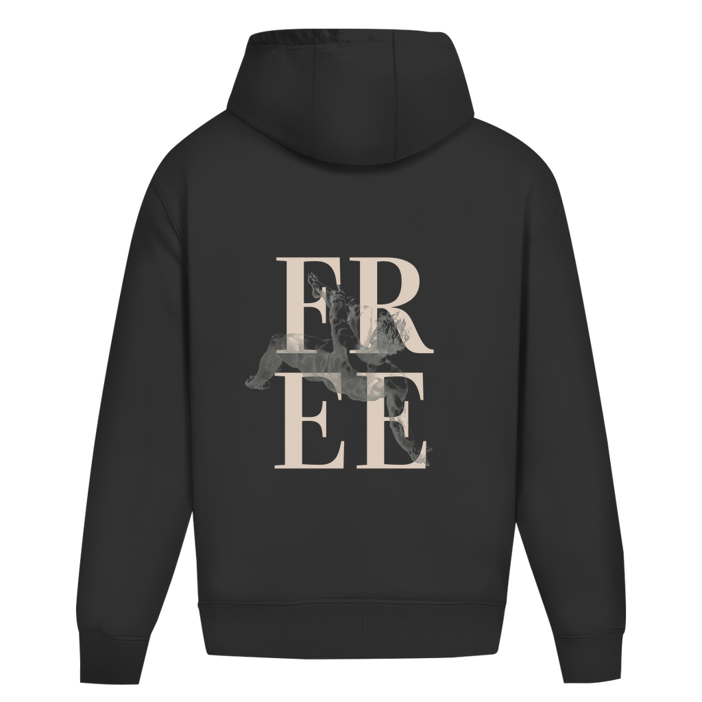 Abi heavy Hoodie orange