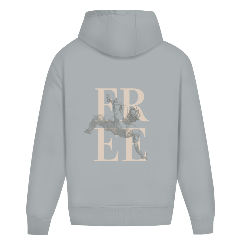 Abi heavy Hoodie orange