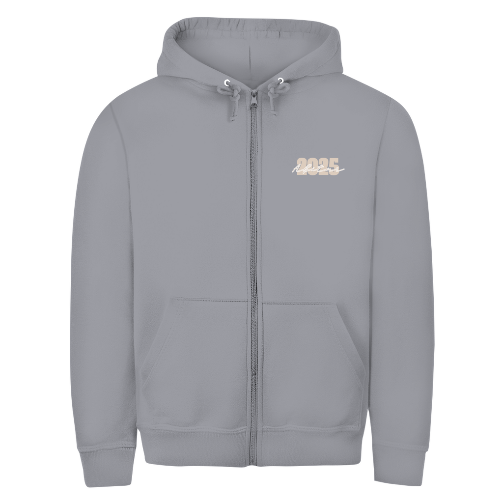 Abi basic Zipper Hoodie orange