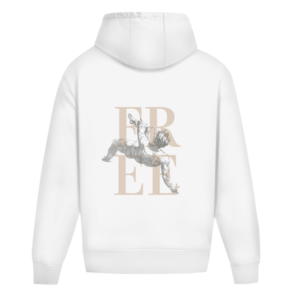 Abi heavy Hoodie orange