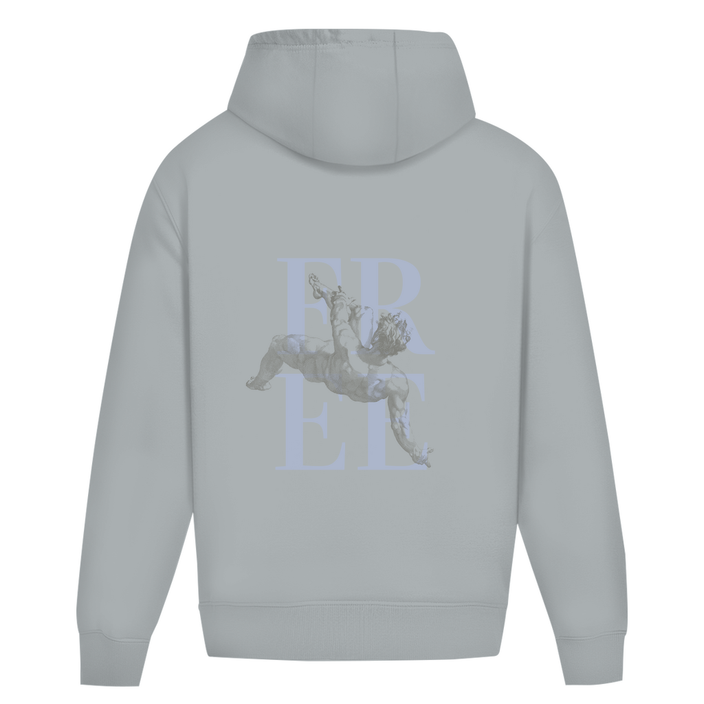 Abi heavy Hoodie blau
