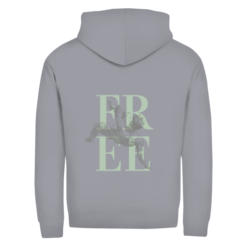 Abi basic Zipper Hoodie grün