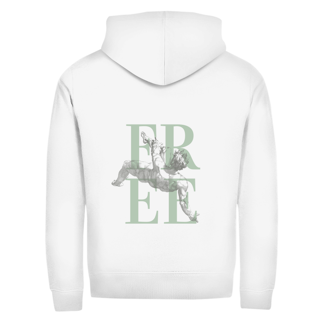 Abi basic Zipper Hoodie grün