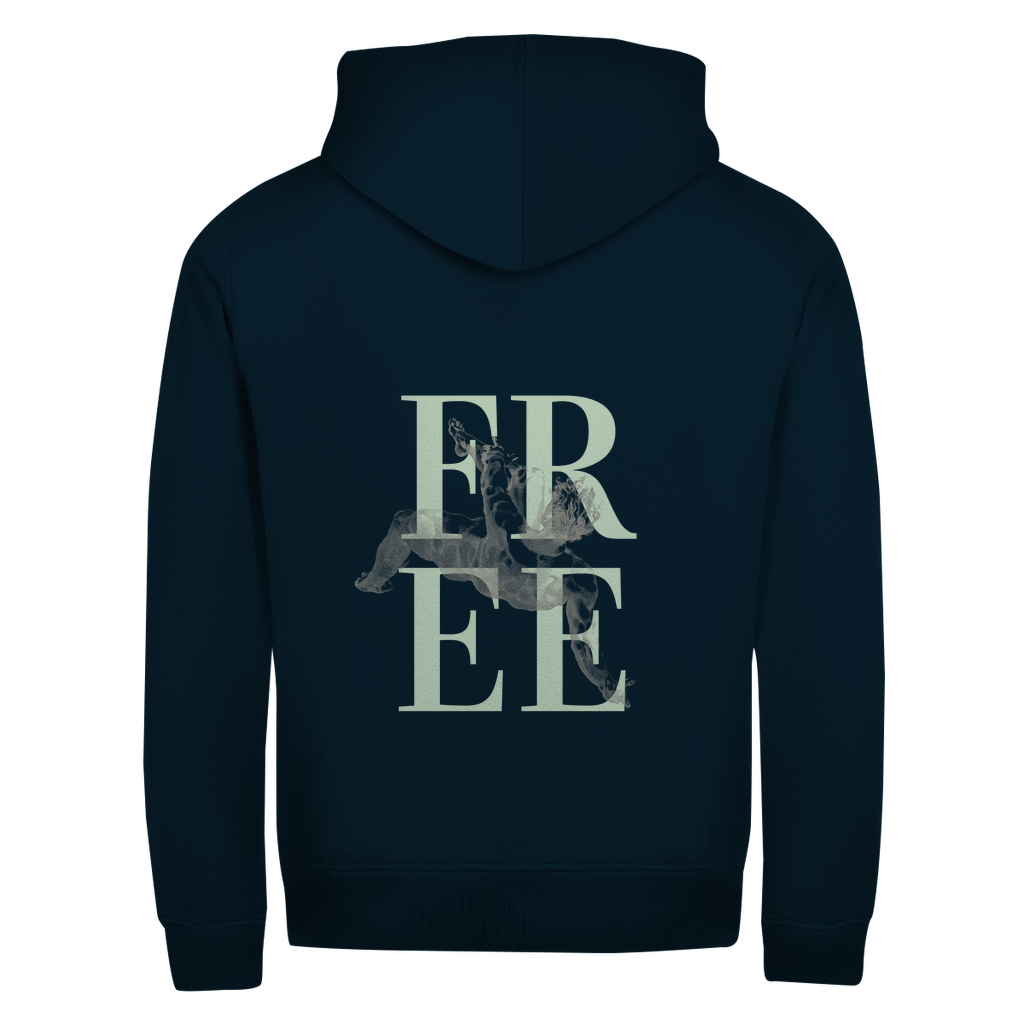 Abi basic Zipper Hoodie grün