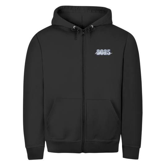 Abi basic Zipper Hoodie blau