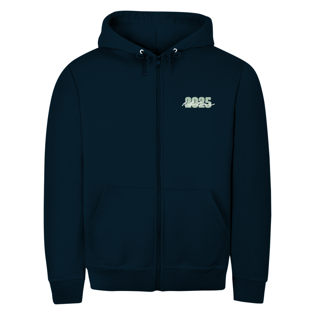 Abi basic Zipper Hoodie grün